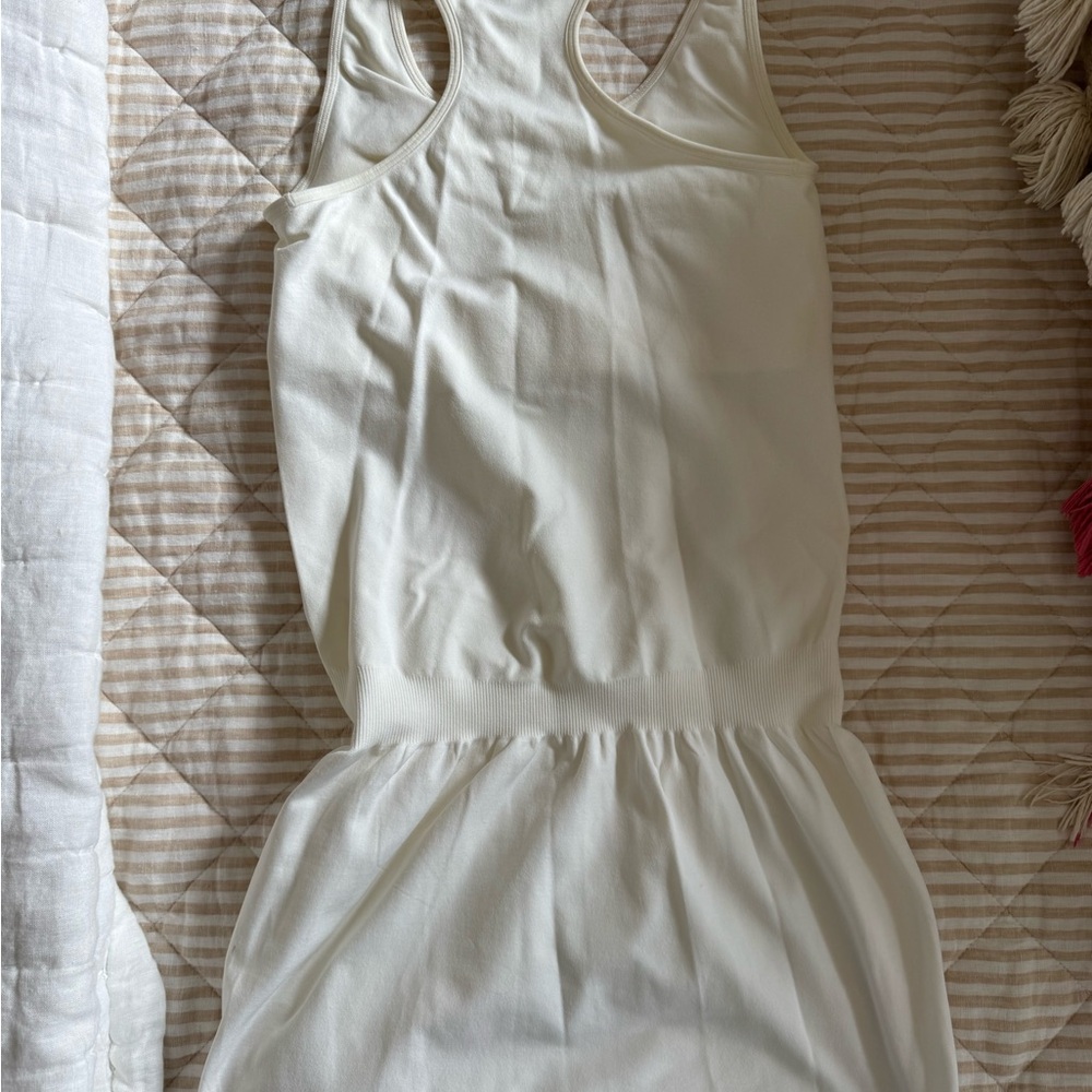 Lacoste Cream Sleeveless Dress - Picture 7 of 8